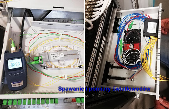 Spawanie i pomiary światłowodów